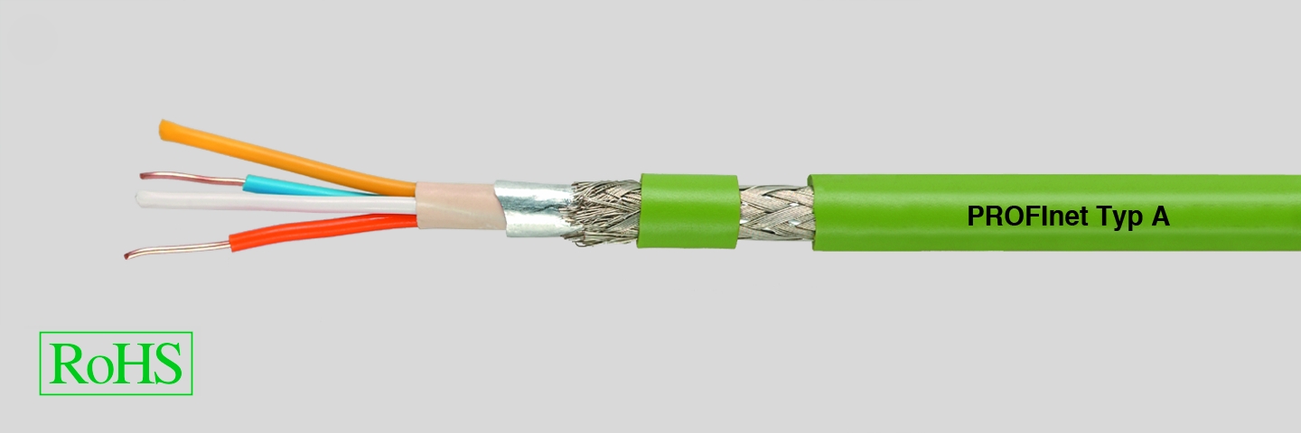 PROFInet Type A PVC, для неподвижной внутренней прокладки